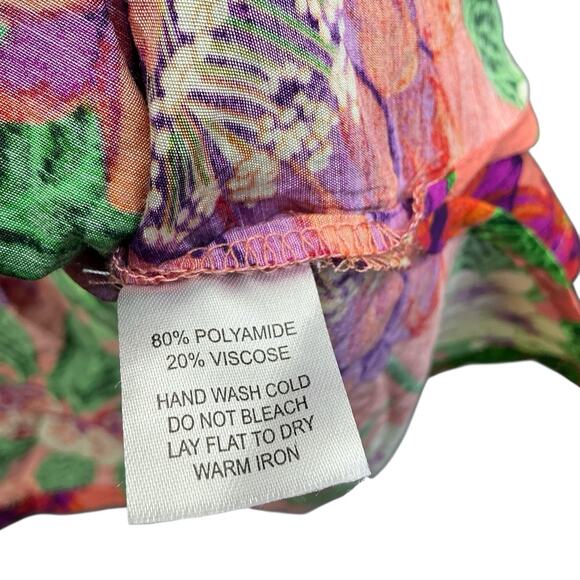 Panama Jack Trppical Boho Open Front Kimono Shirt Women’s Sz. Small - Picture 13 of 13